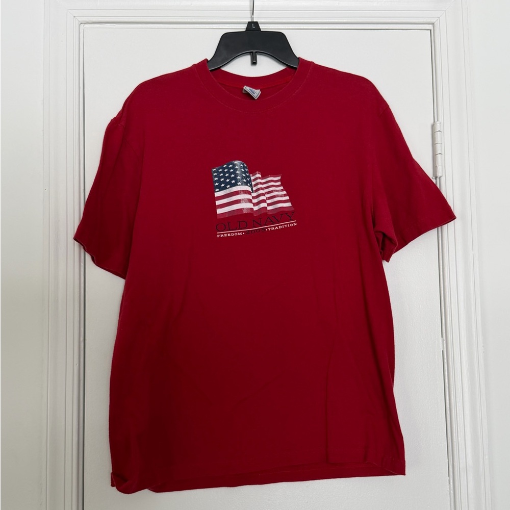 Old Navy Flag Short Sleeve Unisex Tee (2005)
